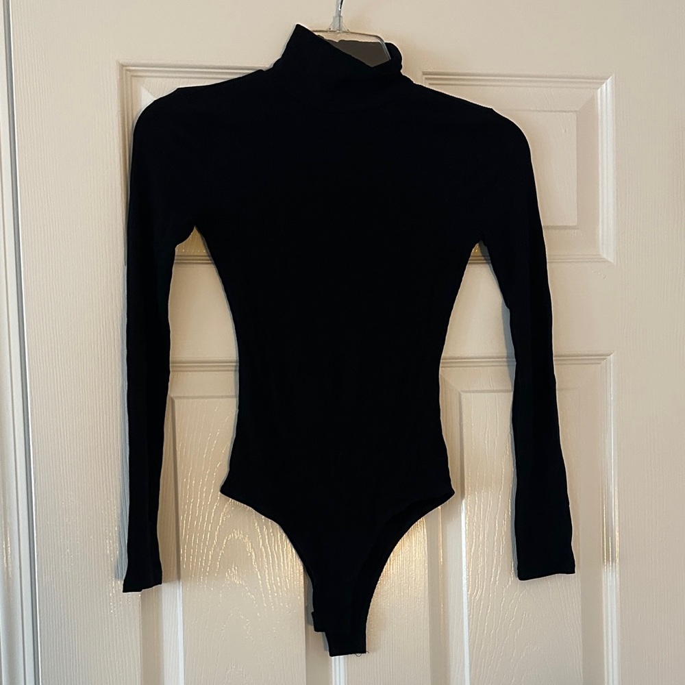 Grey Bandit Black Long Sleeve Bodysuit